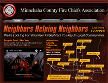 Tablet Screenshot of minnehahacountyfire.org